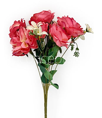 Rose Bunch with Flowers & Fern