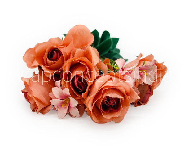 Rose Bunch with Flowers & Fern