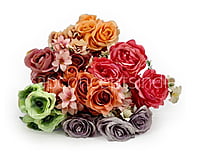 Rose Bunch with Flowers & Fern