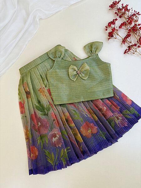 Sage Bow Blossom Set