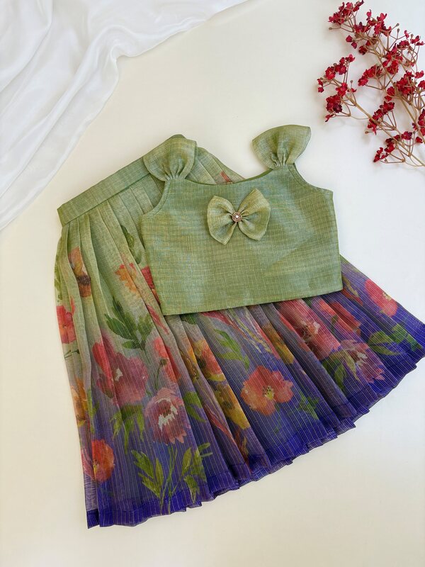 Sage Bow Blossom Set