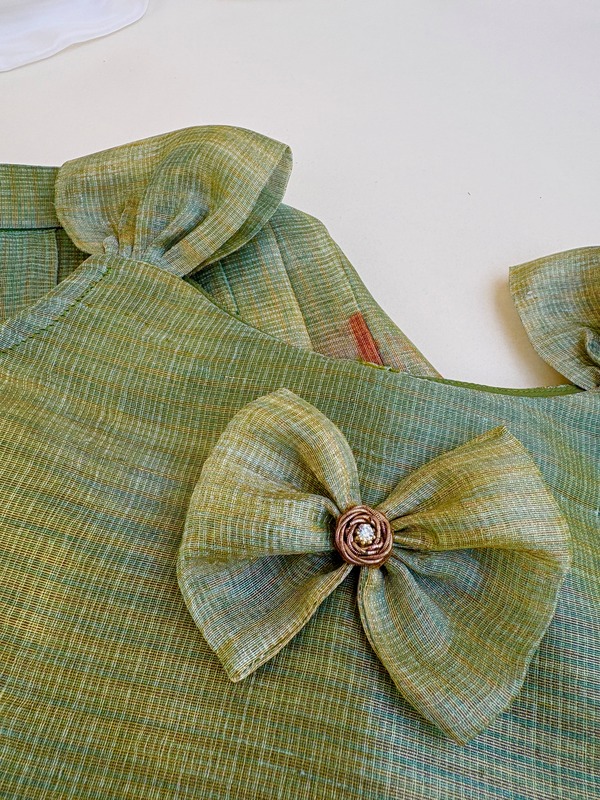 Sage Bow Blossom Set