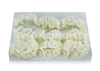 Glitter Flower - Ivory