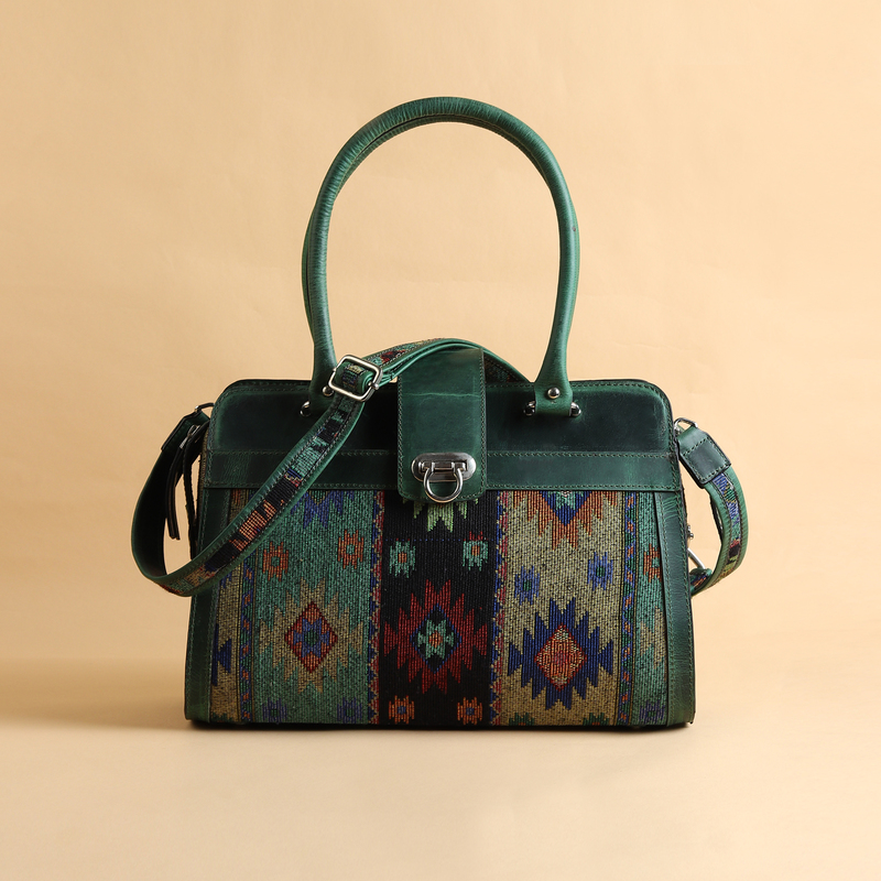 SATCHEL SILOUETTE VERDE