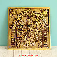 Brass Asta Lakshmi Wall Plates Set - 6.5 Inch Height
