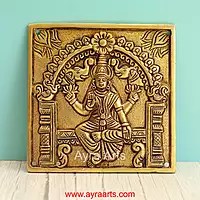 Brass Asta Lakshmi Wall Plates Set - 6.5 Inch Height