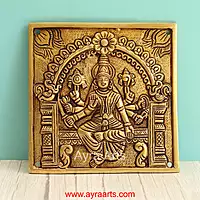 Brass Asta Lakshmi Wall Plates Set - 6.5 Inch Height