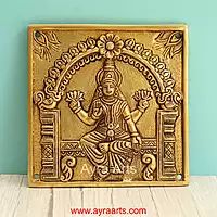 Brass Asta Lakshmi Wall Plates Set - 6.5 Inch Height