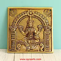 Brass Asta Lakshmi Wall Plates Set - 6.5 Inch Height