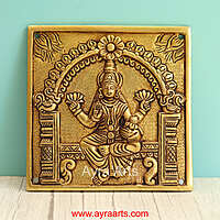 Brass Asta Lakshmi Wall Plates Set - 6.5 Inch Height