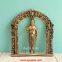 Brass Dashavthar Wall Plates Set - 6 Inch Height