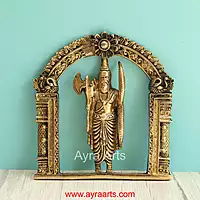 Brass Dashavthar Wall Plates Set - 6 Inch Height