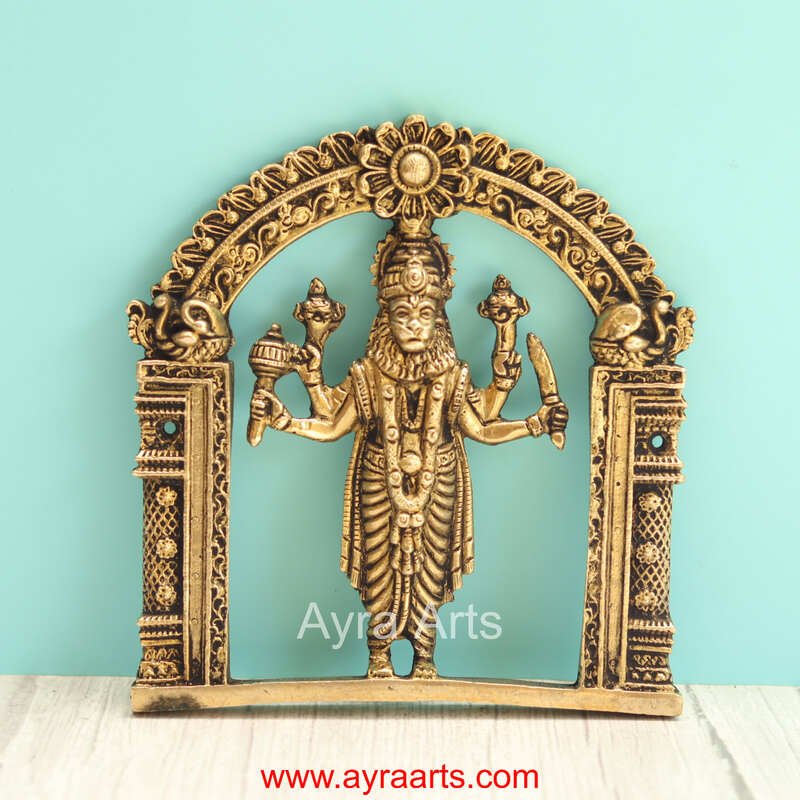 Brass Dashavthar Wall Plates Set - 6 Inch Height