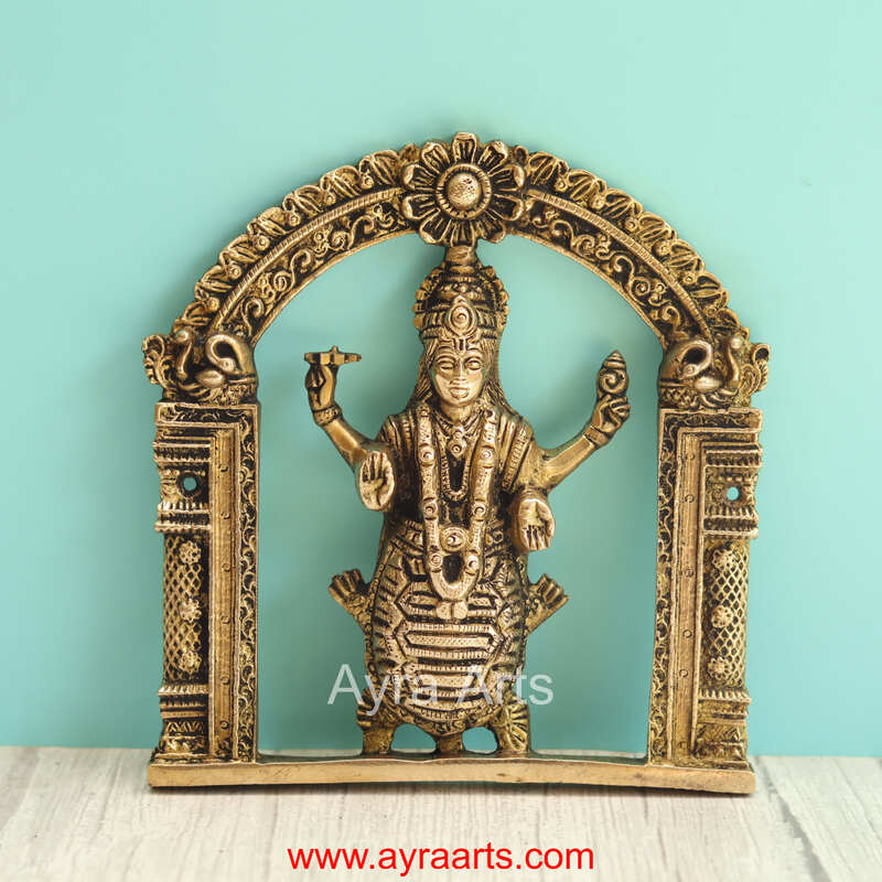 Brass Dashavthar Wall Plates Set - 6 Inch Height