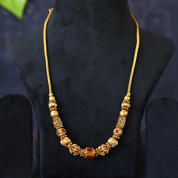 Antique drop design with cute stone neck piece