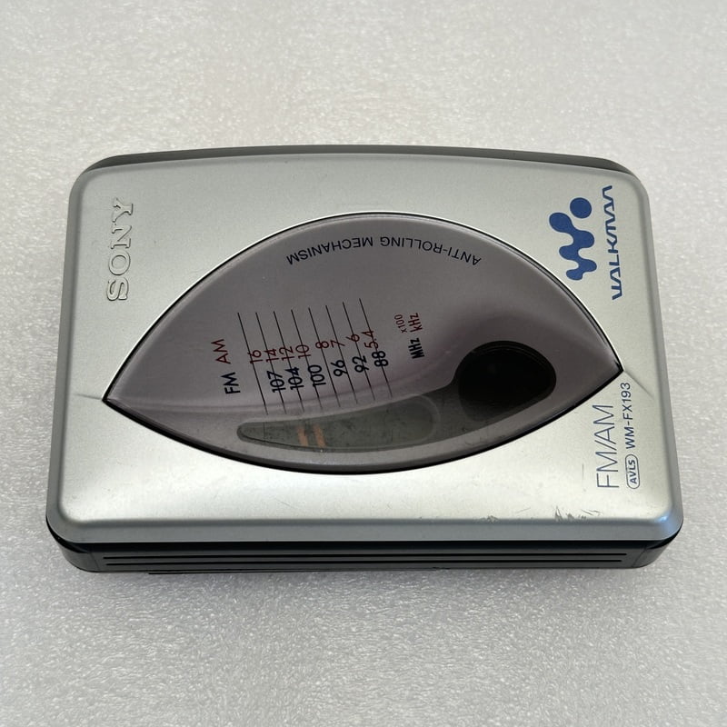 SONY - Stereo Cassette Walkman - FM/AM - WM-FX193 SONY - Stereo Cassette Walkman - FM/AM - WM-FX193