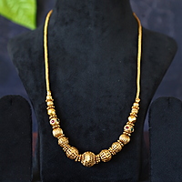 boll with rubi stone neck piece
