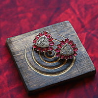 Modern Multistone Chandbali Earing