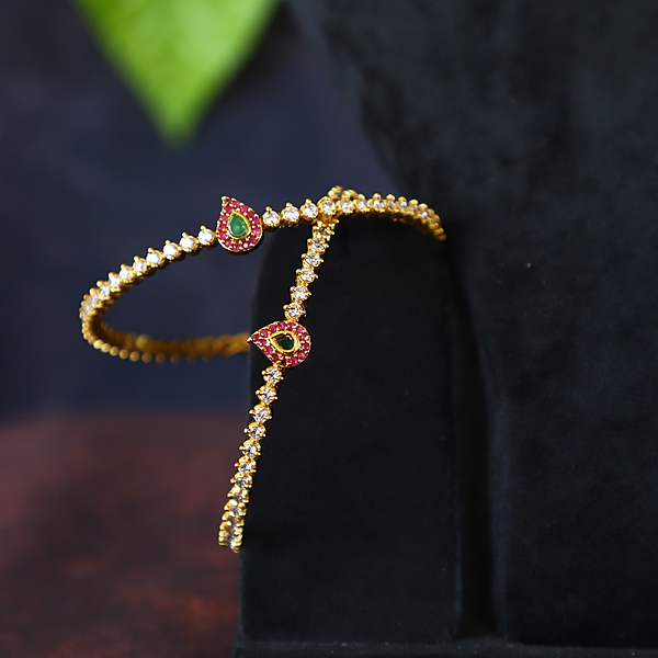 Antic Finish Temple Design Kada Bangle