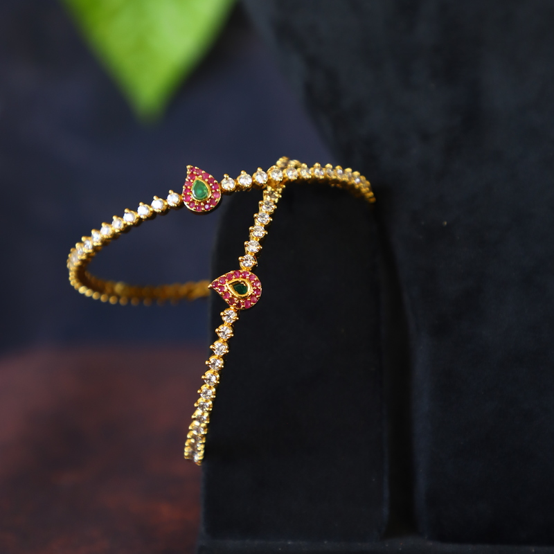 Antic Finish Temple Design Kada Bangle