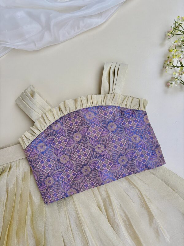 Purple Golden Grace Silk Set