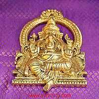 Brass Thiruachi Ganesha Wall Hanging Mount – 11.5