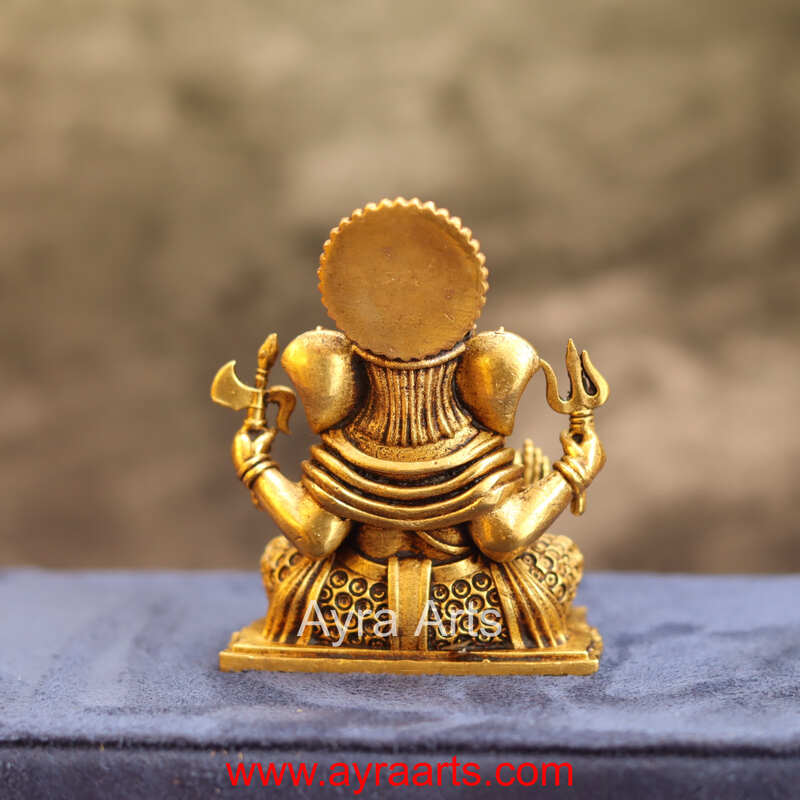 Premium Miniature Lord Ganesh Idol - 2 Inch Height