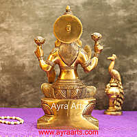 Handcrafted Brass Maa Lakshmi Devi Idol - 12 Inch Height