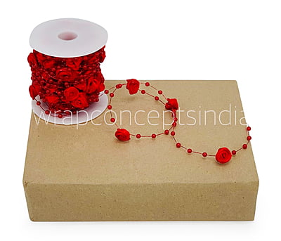 Pearl & Satin Rose String - Multicolour Pearl & Satin Rose String - Multicolour