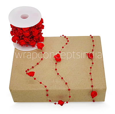 Pearl & Satin Rose String - Multicolour Pearl & Satin Rose String - Multicolour