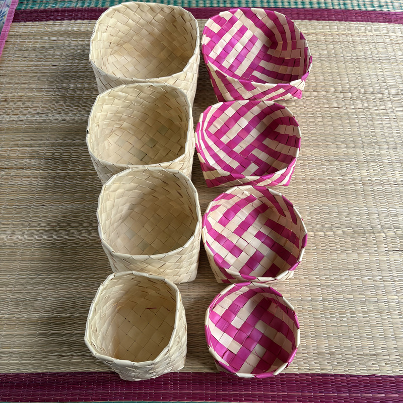 Palmyra Leaf Nesting Boxes