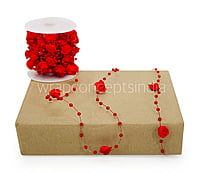 Pearl & Satin Rose String - Multicolour