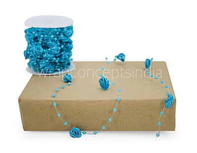 Pearl & Satin Rose String - Multicolour Pearl & Satin Rose String - Multicolour