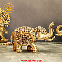 Brass Elephant- 5.5 Inch Height