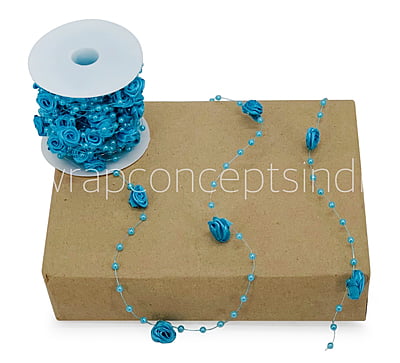 Pearl & Satin Rose String - Multicolour Pearl & Satin Rose String - Multicolour