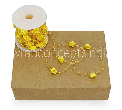 Pearl & Satin Rose String - Multicolour Pearl & Satin Rose String - Multicolour