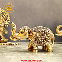 Brass Elephant- 5.5 Inch Height