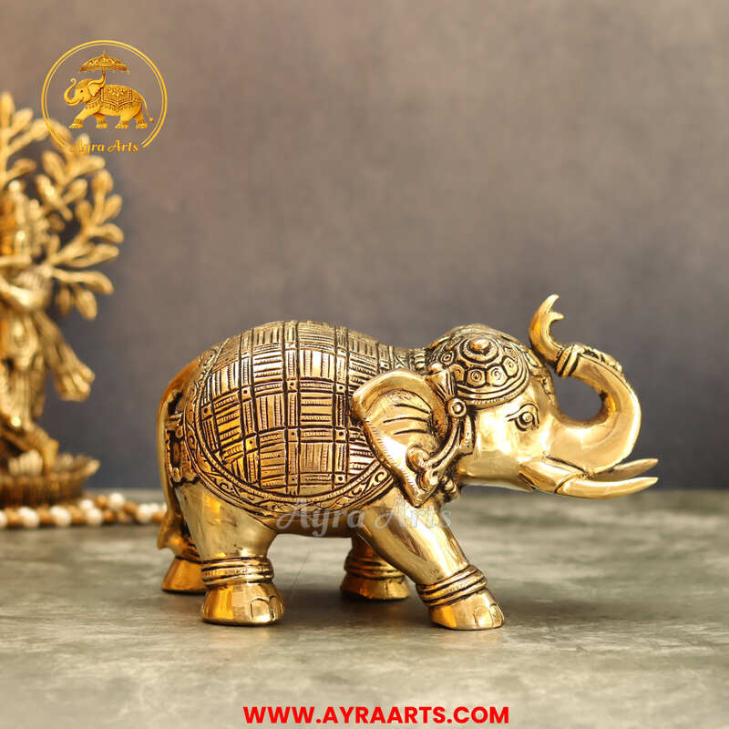 Brass Elephant- 5 Inch Height