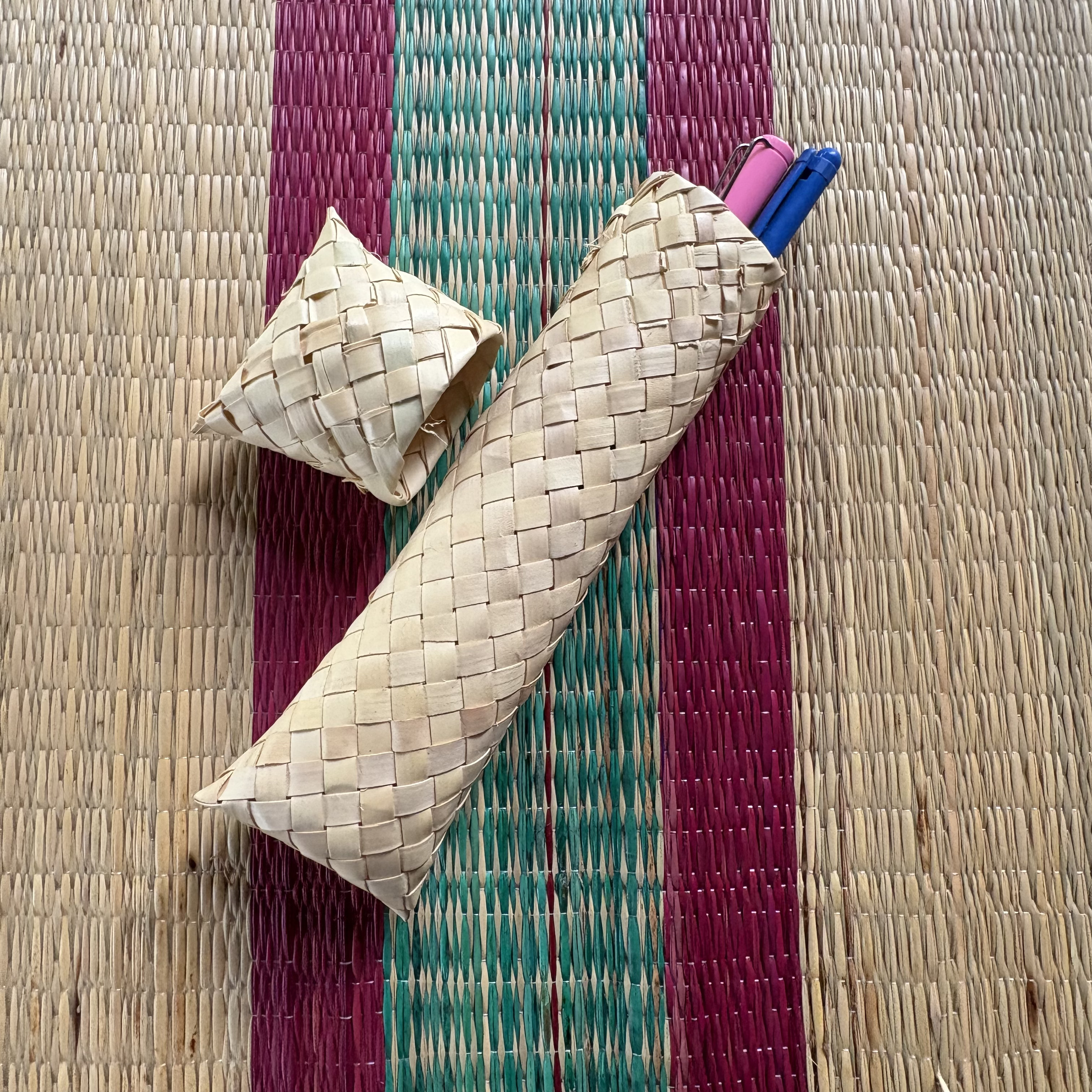 Palmyra Leaf Long Pouch