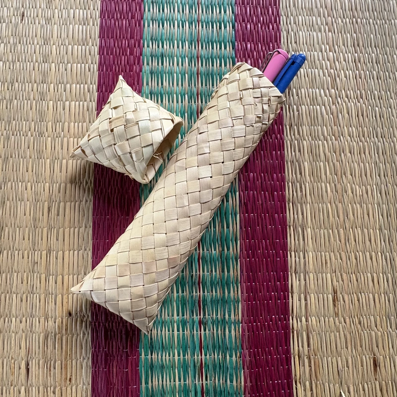 Palmyra Leaf Long Pouch