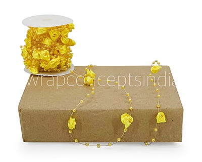 Pearl & Satin Rose String - Multicolour Pearl & Satin Rose String - Multicolour