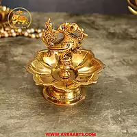 Brass Bird Lamp 6 Inch Height
