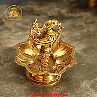 Brass Bird Lamp 6 Inch Height