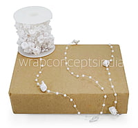 Pearl & Satin Rose String - Multicolour