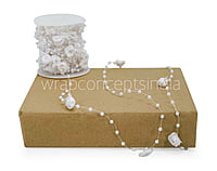 Pearl & Satin Rose String - Multicolour