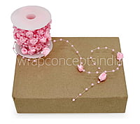 Pearl & Satin Rose String - Multicolour