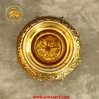 Brass Ashta Lakshmi Kalash 6 Inch Height