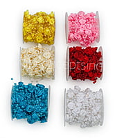 Pearl & Satin Rose String - Multicolour