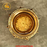 Brass Ashta Lakshmi Kalash 5.5 Inch Height