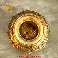 Brass Ashta Lakshmi Kalash 8.2 Inch Height